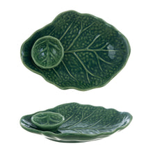 Carica l'immagine nel visualizzatore di Gallery, Vassoio in ceramica Blanc Mariclo Orto in Ceramica Collection L 29 cm