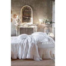 Carica l'immagine nel visualizzatore di Gallery, Parure Copripiumino Matrimoniale Blanc Mariclò 3 Pezzi con 2 Federe – Cotone Bianco Dentelle 240x260