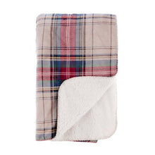 Carica l'immagine nel visualizzatore di Gallery, PLAID SHERPA STAMPATO 430GSM