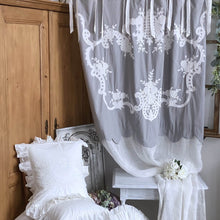 Carica l'immagine nel visualizzatore di Gallery, Coppia tende in lino e cotone