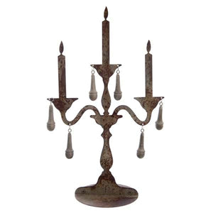 DECORO CANDELABRO IN FERRO