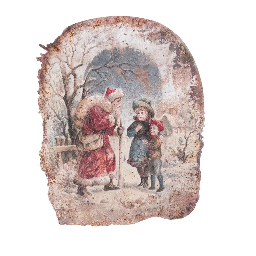 DECORAZIONE TARGA SANTA CLAUS