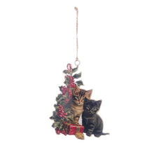 Carica l&#39;immagine nel visualizzatore di Gallery, Decoro gattini in metallo
