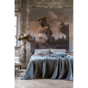 TRAPUNTA IN VELLUTO CON FRANGE 430GSM