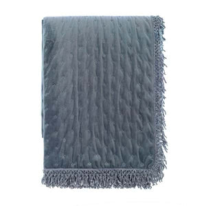 TRAPUNTA IN VELLUTO CON FRANGE 430GSM