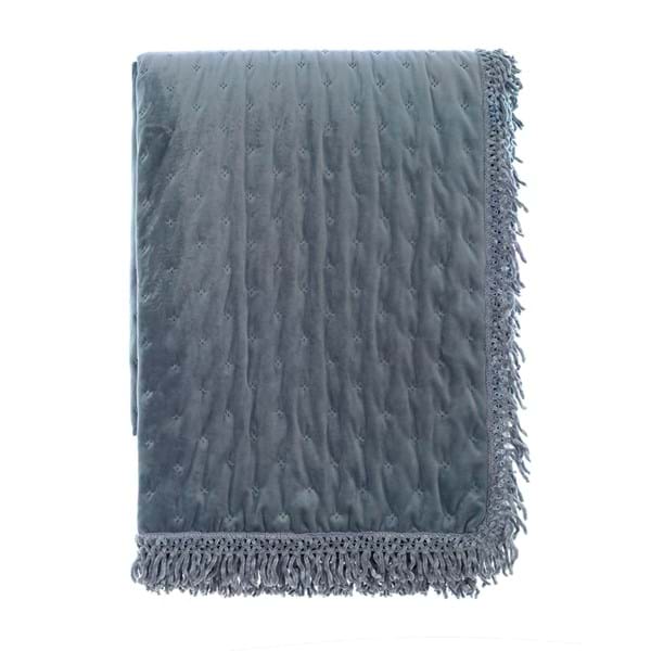 TRAPUNTA IN VELLUTO CON FRANGE 430GSM