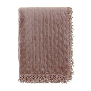 TRAPUNTA IN VELLUTO CON FRANGE 430GSM