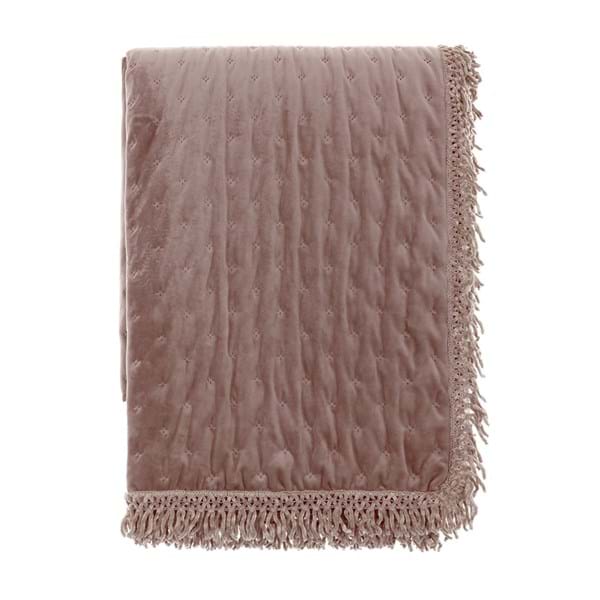 TRAPUNTA IN VELLUTO CON FRANGE 430GSM
