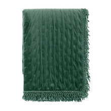 Carica l'immagine nel visualizzatore di Gallery, TRAPUNTA IN VELLUTO CON FRANGE 430GSM
