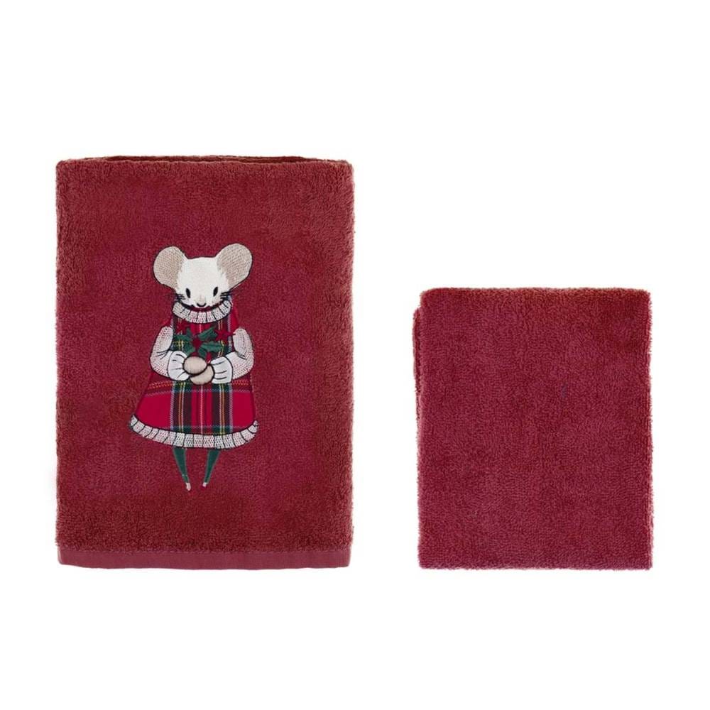 Coppia Spugna Rosso 40×60+60×110