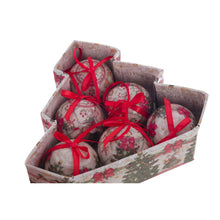 Carica l&#39;immagine nel visualizzatore di Gallery, SCATOLA ALBERO CON 6 DECORI ASS.(DIA.6 CM)
