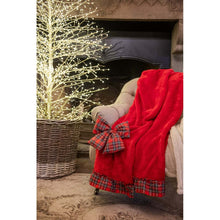 Carica l&#39;immagine nel visualizzatore di Gallery, Plaid sherpa con fiocco tartan
