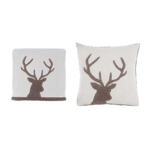 SET PLAID SHERPA E CUSCINO 410GSM