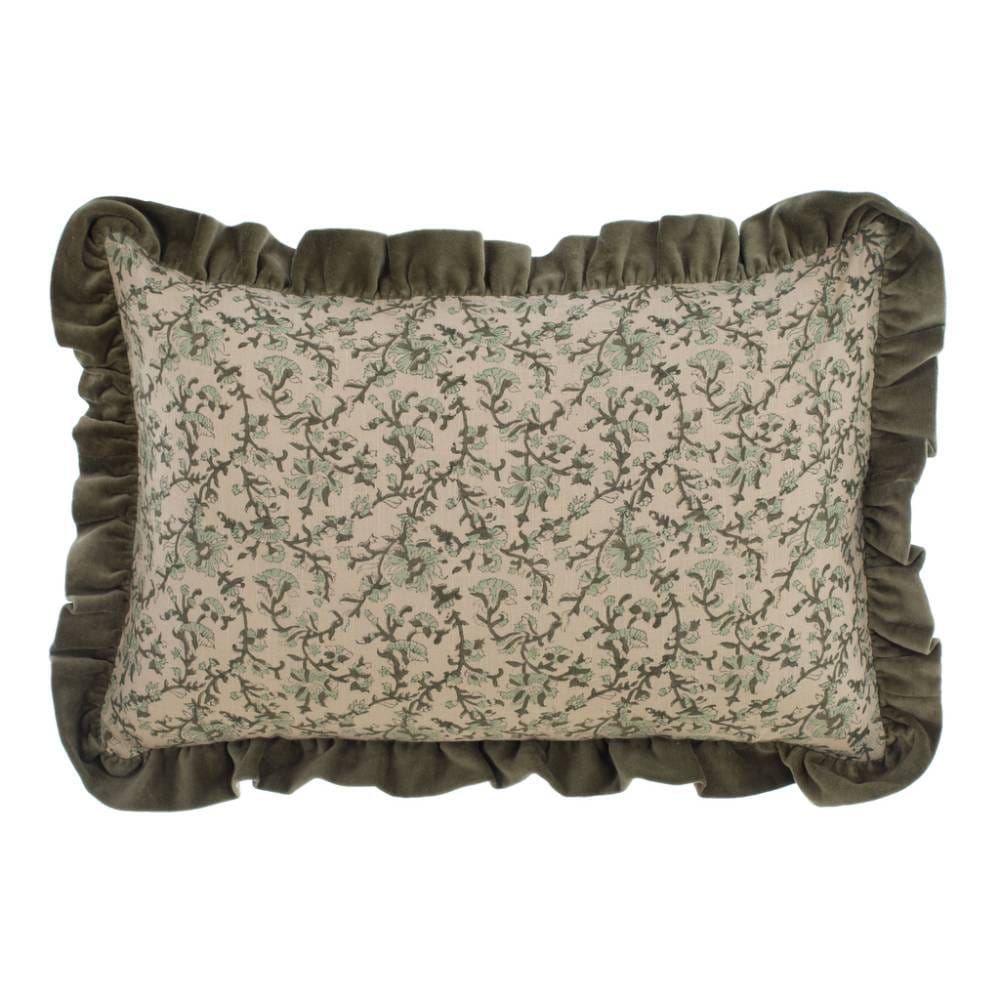 Cuscino rettangolare 60×40 Petali Velluto