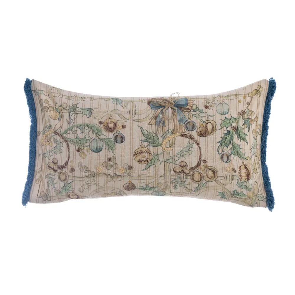 Cuscino Ricamato 30×60 Intrecci di Sogno