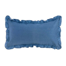 Carica l'immagine nel visualizzatore di Gallery, CUSCINO DENIM CON GALA 4CM

