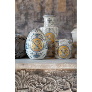 Vaso decorativo con coperchio collezione "Kreisleriana" - Blanc MariClò Cava de'Tirreni