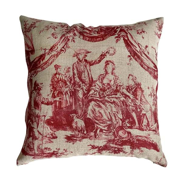 CUSCINO STAMPATO TOILE DE JOUY