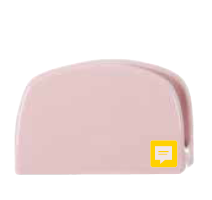 Portatovaglioli rosa in ceramica Blanc MariClò - Blanc MariClò Cava de'Tirreni